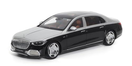 Almost Real 820120 - Mercede. Maybach S-Class Hightech Silver & Obsidian Black 2021 - maßstab 1/18 - Modellauto von Almost Real