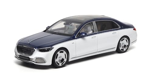 Almost Real 820126 Mercede. Maybach S-Class Nautical Blue & Diamond White 2021 - maßstab 1/18 - Modellauto von Almost Real