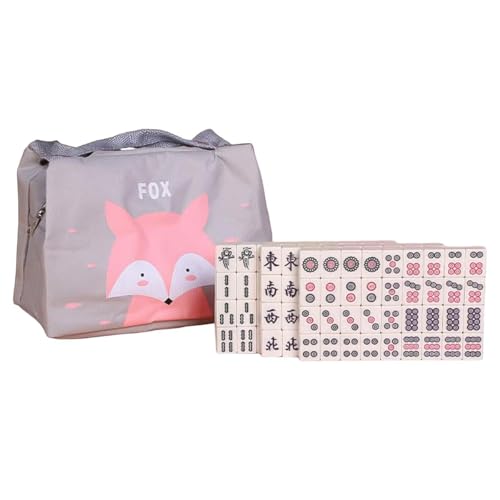 Alnicov Kleines Mahjong-Spielset, Traditionelle Chinesische Spiele Mahjong-Spielset, 144 Gravierte Mini-Kacheln, Geschenke Im Chinesischen Stil Für Partyspiele Alnicov Kleines Mahjong-Spielset, Traditionelle Chinesische Spiele Mahjong-Spielset, 144 Gravierte Mini-Kacheln, Geschenke Im Chinesischen Stil Für Partyspiele von Alnicov