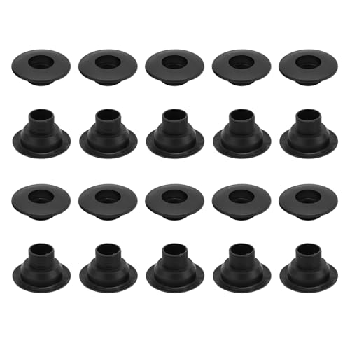 10 Paar Harz-Kickball-Buchsen Tisch Kippen-Buchsen 15,8mm Tisch-Fußball-Stangen Lager, Anwendbar auf 5529 Tischseite Tisch-Fußball-Maschine von Alomejor
