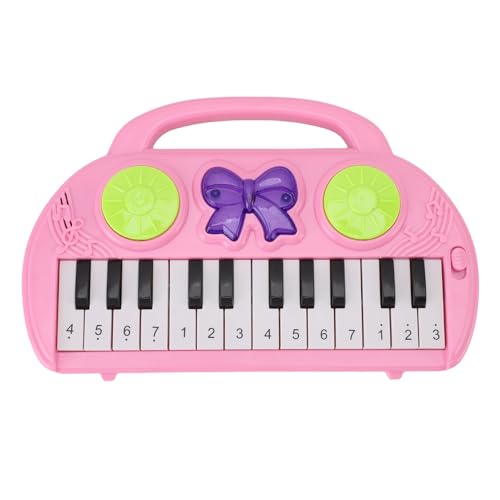 14 Tasten Baby Musical Instrument Toy, Klavier -Keyboard für Frühe Musikausbildung für Kleine (PINK) von Alomejor