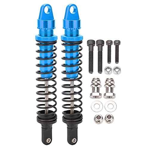 195 -mm -Aluminium -StoßDämpfer Dämpfer für HSP 94050 1/5 RC Benzin Offroad -Autos Tolles Upgrade mit Modellautozubehör (Blue) von Alomejor