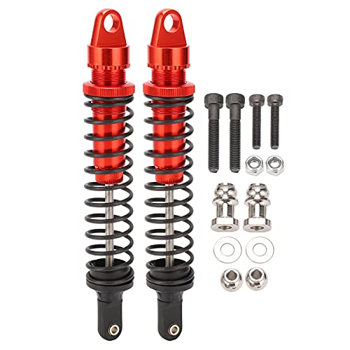 195 -mm -Aluminium -StoßDämpfer Dämpfer für HSP 94050 1/5 RC Benzin Offroad -Autos Tolles Upgrade mit Modellautozubehör (Rot) von Alomejor