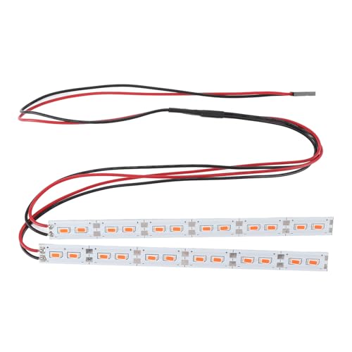 24 LEDs Aluminium -Legierungs -Chassis -Licht, RC -Modell Im Off -Straßenauto für 1:10 1: 8 Skalen RC -LKWs auf Straßenfahrzeugen (Rot) von Alomejor