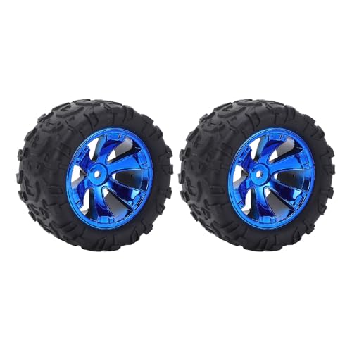 2pcs RC -Auto Reifen Kunststoff Gummi Linker RED TIRE Set ERSETZUNG SO, um Einen Professionellen Griff für WLTOYS 144018 3000 Sicherzustellen von Alomejor