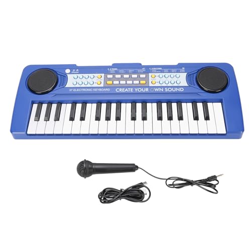 37 Tasten Electronic Keyboard Kit für Anfänger Kids Multifunktionales Klavier mit 8 Tönen, 8 Rhythmen und 6 Demo -Songs von Alomejor