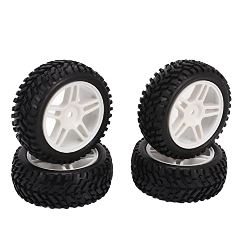 4 Stücke 1/16 RC Autoreifen, Weiße RC Reifen für 1/16 Ferngesteuertes Auto AXI31594W Upgrade 4 Stücke 1/16 RC Autoreifen, Weiße RC Reifen für 1/16 Ferngesteuertes Auto AXI31594W Upgrade von Alomejor