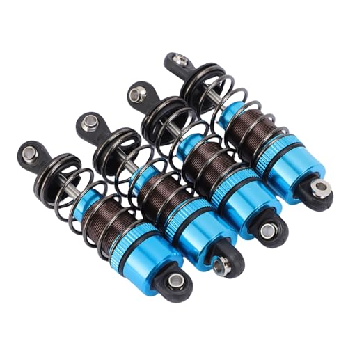 Alomejor 1/10 RC -Auto -StoßDämpfer Leichtes Aluminium StoßDämpfer Dämpfer Set für eine Erhöhte Stabilität (Blue) von Alomejor