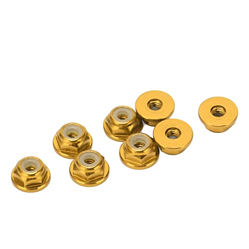 Alomejor 1/24 M2 Flansches Nylon -Lock -Mut (Gold) von Alomejor