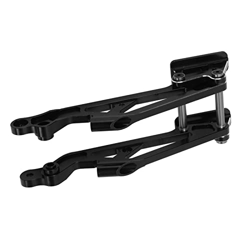 Alomejor 1/8 Zubehör in Präziser Aluminiumlegierung des RC -Heckflügels für die Enthusiasten von Fernbedienungen mit Tippon -kontrollierten Autos (Black) von Alomejor