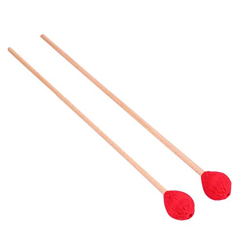 Alomejor 1 Paar Marimba Mallets Sticks Marimba-Schlägel mit mittelhartem Garnkopf mit Holzgriff für Percussion Bell Alomejor 1 Paar Marimba Mallets Sticks Marimba-Schlägel mit mittelhartem Garnkopf mit Holzgriff für Percussion Bell von Alomejor