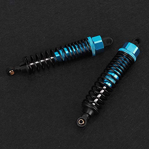 Alomejor 1:10 RC -Auto -Metall Stoßdämpfer Blue 2PCS Hochleistungs Ersatzteile JLB HSP EM DHK HPI (100 mm) von Alomejor