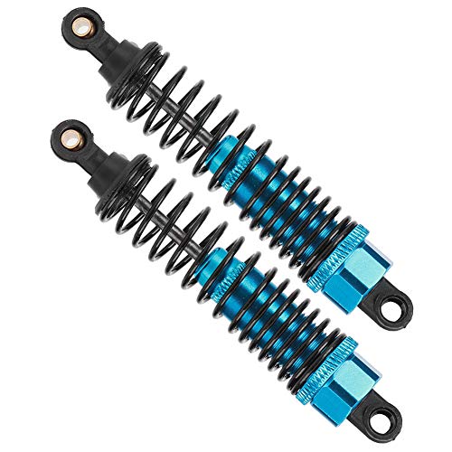Alomejor 1:10 RC -Auto -Metall Stoßdämpfer Blue 2PCS Hochleistungs Ersatzteile JLB HSP EM DHK HPI (85 mm) von Alomejor