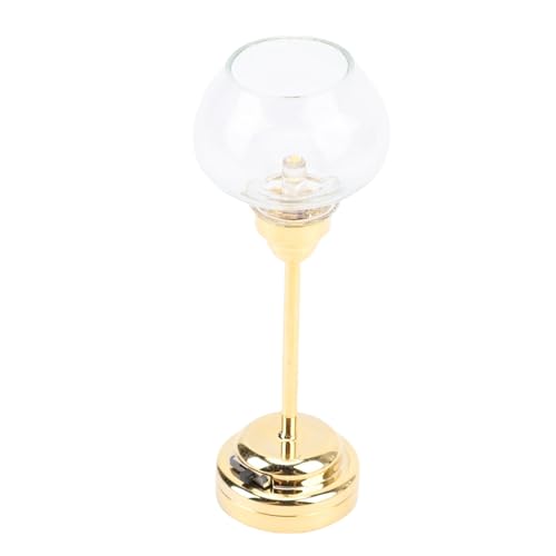 Alomejor 1:12 Dollhouse Miniatur Lelgling Lobing Exquisit für Übereinstimmung (Gold) von Alomejor