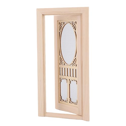 Alomejor 1:12 Mini Toy House Door European Design Holz Torhüter für FAI DA Ideal für Accessoires für Mini -Spielzeuge Alomejor 1:12 Mini Toy House Door European Design Holz Torhüter für FAI DA Ideal für Accessoires für Mini -Spielzeuge von Alomejor