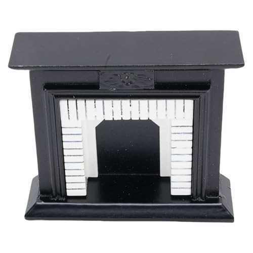 Alomejor 1:12 Miniaturpuppenhaus Kamin, Vintage Doll House Decor Accessoires für Sammler und Enthusiasten Alomejor 1:12 Miniaturpuppenhaus Kamin, Vintage Doll House Decor Accessoires für Sammler und Enthusiasten von Alomejor