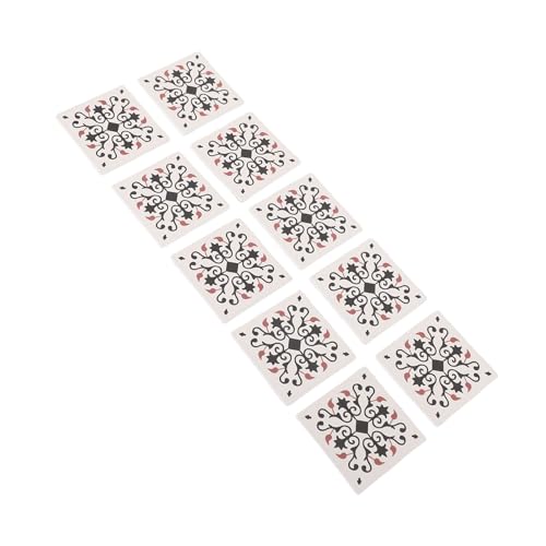Alomejor 1:12 Skala Dollhouse Flooring -Fliesen, Authentische Heimparamierung, 60 Fliesen, Förderung der Teilen und Teamarbeit, Kompakt und Tragbar (60 Stück) von Alomejor