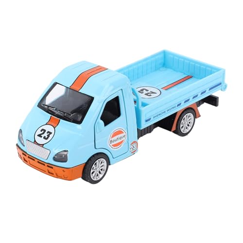 Alomejor 1:32 LKW, Legierungsmodell Spielzeug -Miniatur -LKW für, Kuchendekoration und Sammlung mit Pullback Action (Blue) von Alomejor