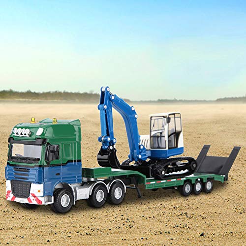 Alomejor 1:50 Legierung Bagger Modell Simulierert Engineering Trail Auto SPIELEGUGUG von Alomejor