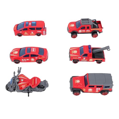 Alomejor 1:64 Metallspielzeugautos, 6 PCs Legierungfahrzeug mit Detailliert für Kinder Kinder Mädchensammlung Spiel (Typ 2) von Alomejor