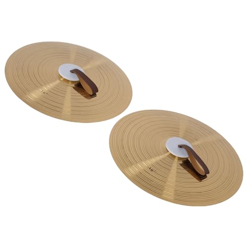 Alomejor 16 Zoll Hohe Härte Legierung Handbecken für Banddarstellungen, Premium -Klangqualität, 2 Packhand -Becken Set für Musiker Alomejor 16 Zoll Hohe Härte Legierung Handbecken für Banddarstellungen, Premium -Klangqualität, 2 Packhand -Becken Set für Musiker von Alomejor