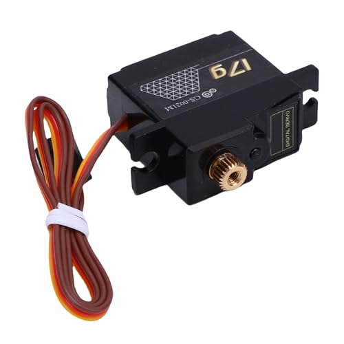 Alomejor 17g Digitales Servoempfindlichkeit und Schnell mit Metall Zahnrädern für RC Crawler Car Boat Flugzeug, Aluminiumlegierung und ABS -Material Alomejor 17g Digitales Servoempfindlichkeit und Schnell mit Metall Zahnrädern für RC Crawler Car Boat Flugzeug, Aluminiumlegierung und ABS -Material von Alomejor