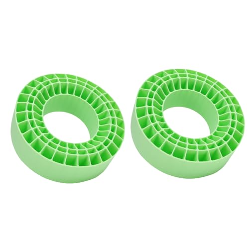 Alomejor 2,2in Doppelschicht Silikon -Reifen -Liner für 1/10 Crawler Autos Wasserresist Stockabsorption Leicht 2pcs Silikonreifen Einsatz für RC Reifen Upgrade (Green) von Alomejor