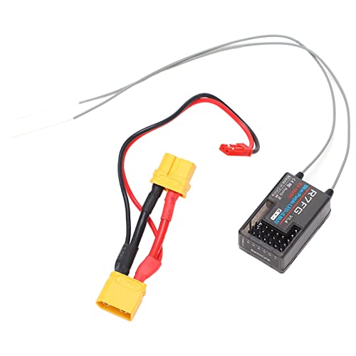 Alomejor 2,4-GHz-7-Kanal-Telemetrieempfänger mit Doppelantenne und 600 M Empfangsentfernung, Ideal für Auto-/Bootsmodelle Alomejor 2,4-GHz-7-Kanal-Telemetrieempfänger mit Doppelantenne und 600 M Empfangsentfernung, Ideal für Auto-/Bootsmodelle von Alomejor