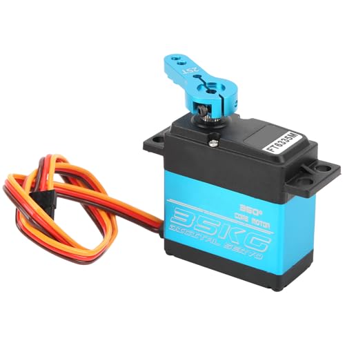 Alomejor 35 Kg Digitales Metallgetriebe Wasserdichtes Servo für 1/8 1/10 RC -Autoflugzeuge Roboter Dunkelblau X Digitales Servozubehör Alomejor 35 Kg Digitales Metallgetriebe Wasserdichtes Servo für 1/8 1/10 RC -Autoflugzeuge Roboter Dunkelblau X Digitales Servozubehör von Alomejor