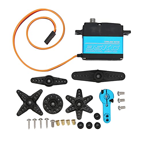 Alomejor 35 Kg Hochwertiger Metallgerad Digitales Servo für RC-Flugzeugteile, Geeignet für 1: 8 1:10 Fernbedienungsmonsterauto von Alomejor