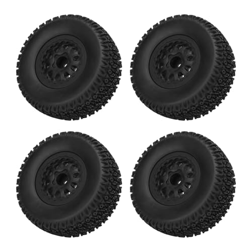 Alomejor 4 Stück RC-Car-Radreifen, Gummi 110 Mm 10-Speichen-Radreifen-Ersatz mit Besserem Grip für Arrma, Redcat von Alomejor