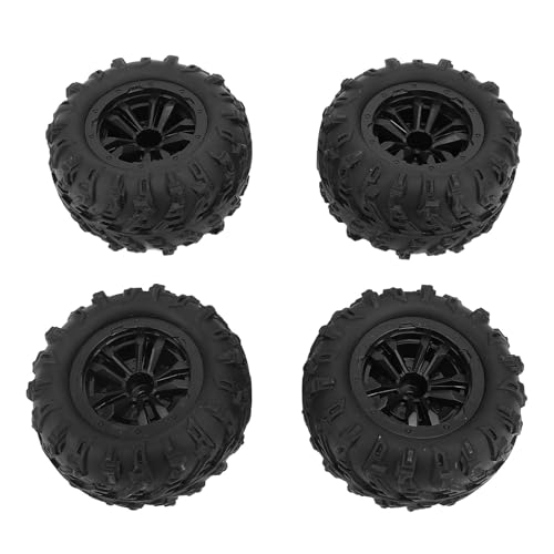 Alomejor 4 Stück RC Gummireifen Ersatz Links Rechts Reifen Außen Hervorragende Traktion für SCY MJX H16H H16E von Alomejor