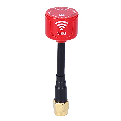 Alomejor 5,8 GHz 3 DBi RHCP High Gain Antenne Flexible Installation Starkes Signal für FPV Racing Drone RC Teile Zubehör (RP-SMA-Innenloch) von Alomejor