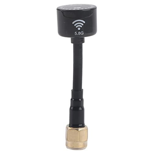 Alomejor 5,8 GHz 3 DBi RHCP High Gain Antenne Flexible Installation Starkes Signal für FPV Racing Drone RC Teile Zubehör (RP-SMA-Innenloch) von Alomejor