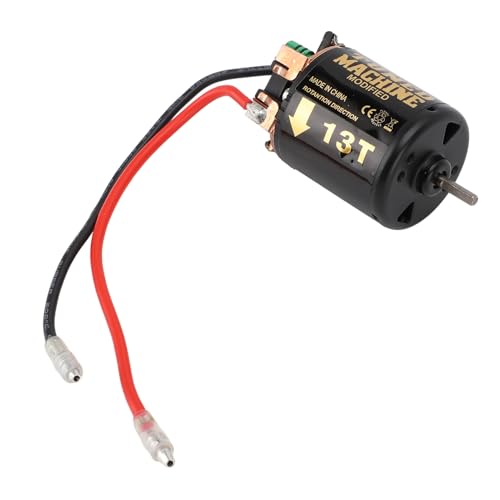 Alomejor 540 Gebürstetem Motor mit Blauem Kühlkörper, Fernbedienungsauto Gebürstete Motor 7.4 V für Axiale Scx10 (13T) von Alomejor