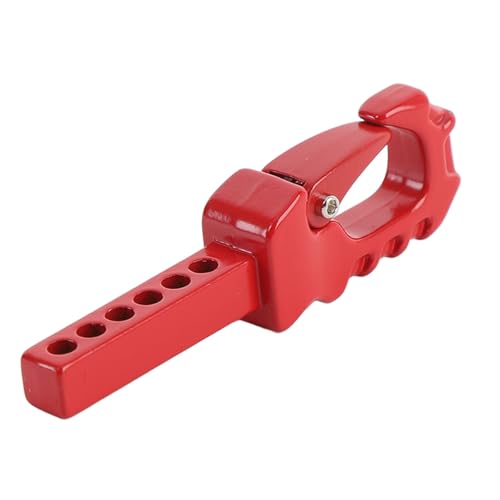 Alomejor Alloy RC Anhängerkupplung, RC -Anhängerschlepphaken für 4101 4102 4082 1:10 1: 8 RC Crawler Schlepphaken (Rot) von Alomejor