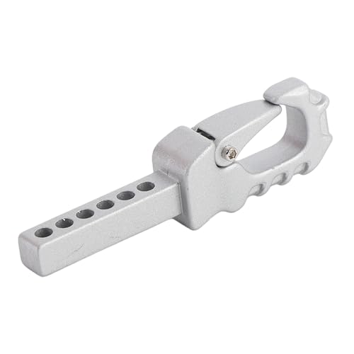 Alomejor Alloy RC Anhängerkupplung, RC -Anhängerschlepphaken für 4101 4102 4082 1:10 1: 8 RC Crawler Schlepphaken (Silver) von Alomejor