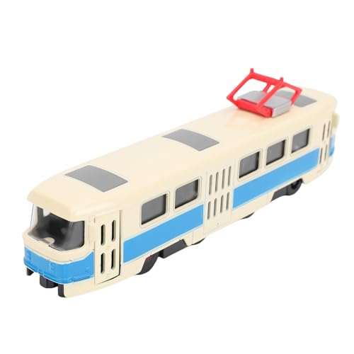 Alomejor Alloy Train Modell, Öffnungs Türen und Leichtes Musik Zug Spielzeug, Geeignet für Kleinkinder und Sammler (Blue) von Alomejor