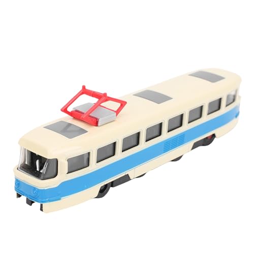 Alomejor Alloy -Zug -Model Spielzeug mit Leichter Musik, Open Door Simulationszug für Kleinkind Mädchen (Blue) von Alomejor