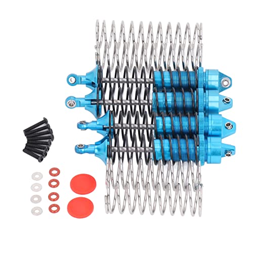 Alomejor Aluminiumlegierung Hochelastizität Vorderen Heck -Stoßdämpfer für ARRMA 1/10 RC -Auto, Ausgeglichenes Fahrerlebnis für RC Enthusiasten (Blue) von Alomejor