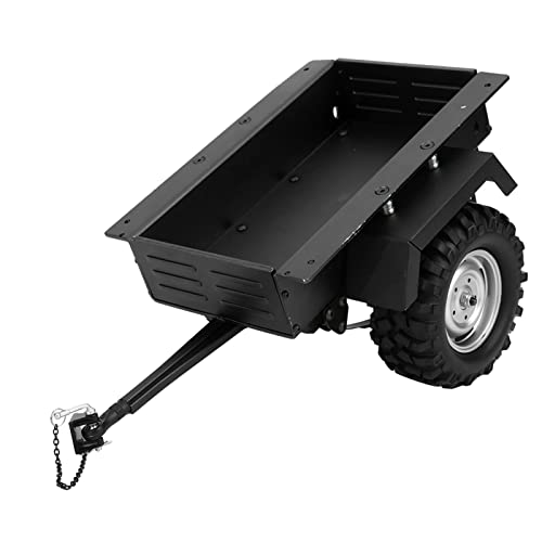 Alomejor Aluminiumlegierung Hochsimulierter Anhänger -Auto RC -Fahrzeugmodell für Spielzeug Passform für SCX10 Redcat 1/10 RC Auto (schwarz) (Black) von Alomejor