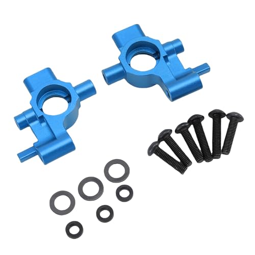 Alomejor Aluminiumlegierung RC -Lenkbecher Easy Installation und Wartung 1/10 WAHRE CAU -Teile Verbessern die Steuerung und Drift 2PCS Lenkbecher für Hochgeschwindigkeitsläufe (Blue) von Alomejor
