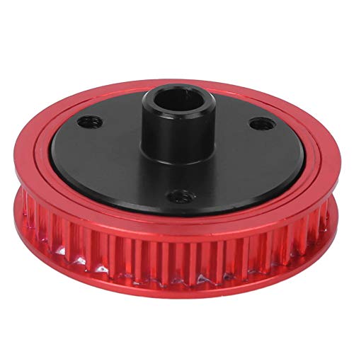 Alomejor Aluminiumlegierung RC -Zahnradkombination für Axiale SCX10 - Geräuschloses Gürtelgetriebe Einfache Installation Rot/Schwarz (Rot) von Alomejor
