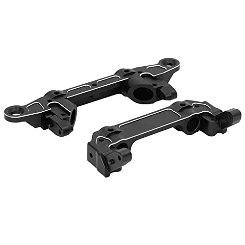 Alomejor Aluminiumlegierung Upgrade RC Vordere und Hintere Stoßstangenhalterung für Axiale SCX6 1/6 RC Crawler Car, Autoschutz, Universelle Passform, Metallmaterial (Black) von Alomejor