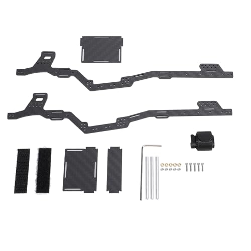 Alomejor Axial SCX24 Power Wagon Carbonfaser-Chassis-Kit mit Leichtem Rahmen für RC-Cars von Alomejor