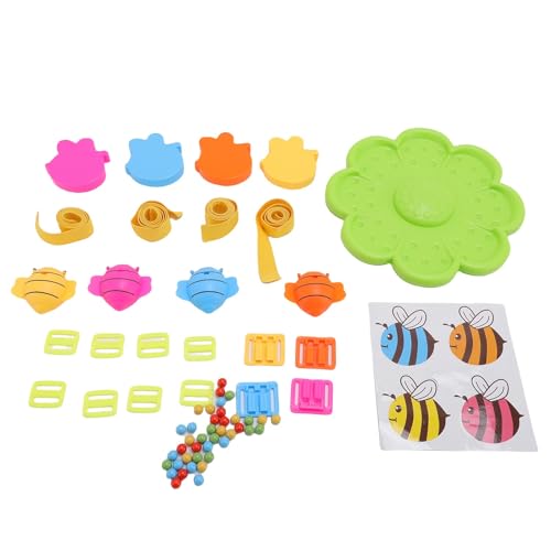 Alomejor Bienenfischereispiel, Interaktives Bienenfischereispiel, Brettspiel für Familienbindung, Spielset, Entzückendes Bienenthema, Interaktiver Modus mit 80 Farbenfrohen Perlen für die Alomejor Bienenfischereispiel, Interaktives Bienenfischereispiel, Brettspiel für Familienbindung, Spielset, Entzückendes Bienenthema, Interaktiver Modus mit 80 Farbenfrohen Perlen für die von Alomejor
