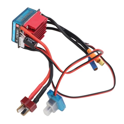 Alomejor Bürstenloser ESC, Wasserdichter Sensorloser Elektrischer Geschwindigkeitsregler mit Überhitzungsschutz für RC-Autos, Boote 1/16 1/18 Alomejor Bürstenloser ESC, Wasserdichter Sensorloser Elektrischer Geschwindigkeitsregler mit Überhitzungsschutz für RC-Autos, Boote 1/16 1/18 von Alomejor