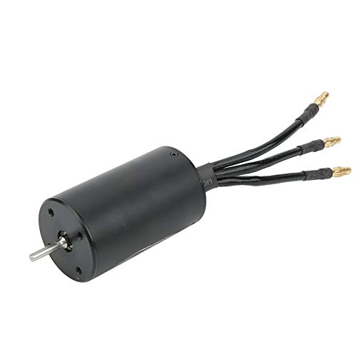 Alomejor Bürstenloser Wasserdicht 4 Pole Motor für RC -Auto 3660 Ersatzzubehör Schwarz für 1/10 Bürstenloser Auto (2600KV) von Alomejor