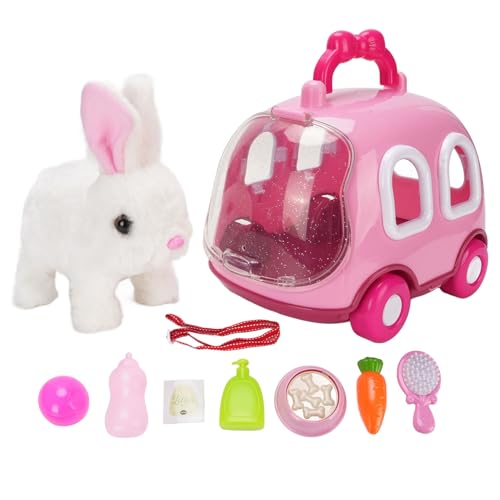 Alomejor Bunny Spielzeug, Elektrische Simulation Hase Walking Kaninchen Plüsch mit Wiggle Ohren, Twitch Nase, Karotte Alomejor Bunny Spielzeug, Elektrische Simulation Hase Walking Kaninchen Plüsch mit Wiggle Ohren, Twitch Nase, Karotte von Alomejor