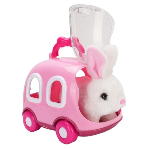 Alomejor Bunny Toy, Interactive Walking Plüsch mit Wackelohren Karotten Bildungskinder Spielzeug von Alomejor